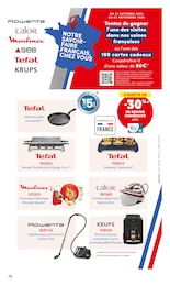 Prix et réduction Electroménager cuisine dans le prospectus Super U en cours Offre Electroménager cuisine dans le catalogue Super U du moment à la page 38