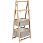 REGAL Bambus vollmassiv Grau, Naturfarben Angebote von Jimmylee bei XXXLutz Möbelhäuser Mülheim für 27,99 €