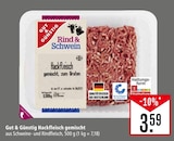 Hackfleisch gemischt Angebote von Gut & Günstig bei Marktkauf Schorndorf für 3,59 €