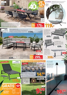 Gartenmöbel im Zurbrüggen Prospekt "BEST DEALS - JETZT RICHTIG SPAREN" mit 20 Seiten (Hamm)
