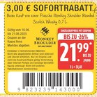 Aktuelle Whiskey Angebote bei E center in Rostock Aktuelles Blended Scotch Whisky Angebot bei E center in Rostock ab 21,99 €