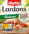 LARDONS NATURE SANS NITRITE HERTA - HERTA à 1,95 € dans le catalogue Auchan Hypermarché