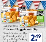 Chicken Nuggets mit Dip von JACK’S FARM im aktuellen ALDI SÜD Prospekt