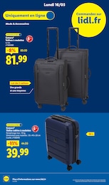 Offre Valise Cabine dans le catalogue Lidl du moment à la page 68