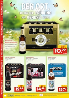 Warsteiner im Netto Marken-Discount Prospekt "DER ORT, AN DEM DU IMMER AUSGEZEICHNETE PREISE FINDEST." mit 6 Seiten (Falkensee)