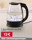 Wasserkocher aus Glas Angebote bei Woolworth Kassel für 13,00 €