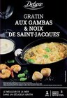 Gratin aux gambas et noix de Saint-Jacques - Deluxe en promo chez Lidl Argenteuil à 4,79 €