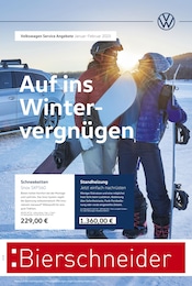 Volkswagen Prospekt für Manching: "Auf ins Wintervergnügen", 1 Seite, 01.01.2025 - 28.02.2025