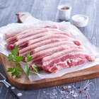 Porc : poitrine tranchée à griller en promo chez Carrefour Porc : poitrine tranchée à griller dans le catalogue Carrefour