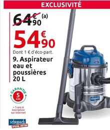 Aspirateur eau et poussières - Mr Bricolage à Garges-lès-Gonesse Aspirateur eau et poussières en promo chez Mr Bricolage Garges-lès-Gonesse à 54,90 €