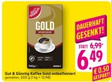 Aktuelle Kaffee Angebote bei E center in Albstadt Aktuelles Kaffee Gold entkoffeiniert Angebot bei E center in Albstadt ab 6,49 €