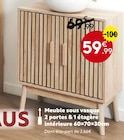 Meuble sous vasque à 59,99 € dans le catalogue Maxi Bazar