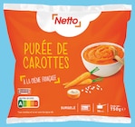 PURÉE SURGELÉES DE CAROTTES - Netto - Netto à Boulogne-Billancourt PURÉE SURGELÉES DE CAROTTES - Netto en promo chez Netto Boulogne-Billancourt à 1,89 €