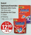 Spülmaschinentabs Angebote von Somat bei V-Markt Memmingen für 12,99 €