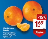 ALDI SÜD Bad Soden-Salmünster - Mandarinen, kernlos Angebot im Prospekt Mandarinen, kernlos bei ALDI SÜD im Bad Soden-Salmünster Prospekt für 1,69 €