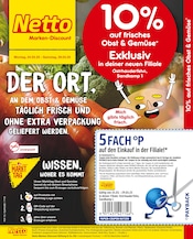 Aktueller Netto Marken-Discount Discounter Prospekt in Ostrhauderfehn und Umgebung, "20% auf frisches Obst & Gemüse" mit 2 Seiten, 24.03.2025 - 29.03.2025