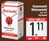 Weizenmehl Type 405 von Rosenmehl im aktuellen EDEKA Prospekt für 1,11 €