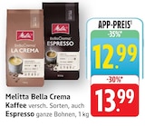 Bella Crema La Crema Angebote von Melitta bei EDEKA Bietigheim-Bissingen für 12,99 €
