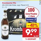 Krombacher Pils im aktuellen Prospekt bei Netto Marken-Discount in Torgelow-Holländerei