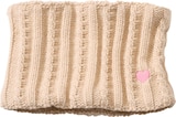 Aktuelles Loop Schal mit Zopfmuster & Herz-Stickerei, beige Angebot bei dm-drogerie markt in Nürnberg ab 6,90 €