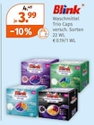 Waschmittel Trio Caps im Müller Prospekt Waschmittel Trio Caps von Blink im aktuellen Müller Prospekt für 3,99 €