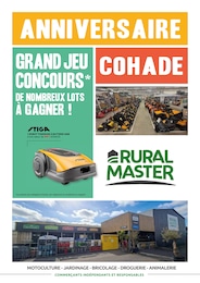 Prospectus Rural Master à Sauxillanges, "RURAL MASTER", 16 pages, 01/04/2026 - 25/04/2026