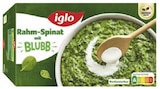 Rahm-Spinat mit Blubb von Iglo im aktuellen Lidl Prospekt für 1,79 €