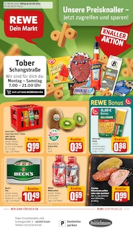 Aktueller REWE Prospekt "Dein Markt" Seite 1 von 34 Seiten für Essen