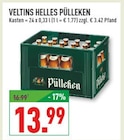 Helles Pülleken im Angebot bei Marktkauf in Münster Helles Pülleken Angebote von Veltins bei Marktkauf Münster für 13,99 €