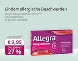 Allergietabletten im mea - meine apotheke Prospekt Allergietabletten von Allegra im aktuellen mea - meine apotheke Prospekt für 9,95 €