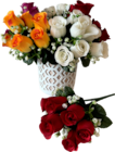 Bouquet artificiel de 7 boutons de roses - Norma à Colmar Bouquet artificiel de 7 boutons de roses en promo chez Norma Colmar à 2,00 €