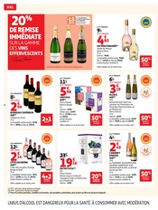 Promos Vin dans le catalogue "XXL" de Auchan Hypermarché Vin en promo dans le catalogue Auchan Hypermarché à la page 4