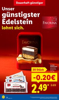 Weihnachtsschokolade Angebot im aktuellen Lidl Prospekt auf Seite 18
