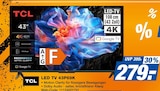 LED TV 43P69K Angebote von TCL bei expert Schleswig für 279,00 €