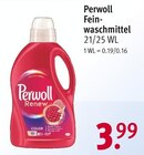 Feinwaschmittel im Rossmann Prospekt Feinwaschmittel von Perwoll im aktuellen Rossmann Prospekt für 3,99 €
