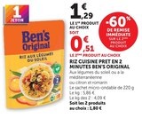Riz cuisine prêt en 2 minutes - Ben's Original - U Express à Saint-Priest Riz cuisine prêt en 2 minutes - Ben's Original en promo chez U Express Saint-Priest à 0,51 €