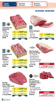 Rindfleisch im aktuellen METRO Prospekt (Jena) Rindfleisch im METRO Prospekt "Wochenangebote Getränke & Snacks" mit 50 Seiten (Jena)