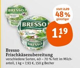 Frischkäsezubereitung von Bresso im aktuellen tegut Prospekt für 1,19 €
