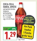 Aktuelle Cola Angebote bei Marktkauf in Münster Aktuelles Coca-Cola oder Fanta oder Sprite Angebot bei Marktkauf in Münster ab 1,29 €