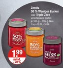 50 % Weniger Zucker oder Triple Zero Angebote von Zentis bei V-Markt Regensburg für 1,99 €