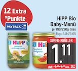 Bio Baby-Menü von HiPP im aktuellen EDEKA Prospekt für 1,11 €