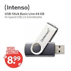 USB-Stick Basic Line von Intenso im aktuellen V-Markt Prospekt für 8,99 €