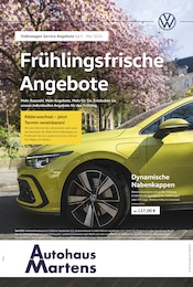 Volkswagen Prospekt: "Frühlingsfrische Angebote", 1 Seite, 01.04.2024 - 31.05.2024