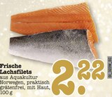 Frische Lachsfilets bei EDEKA im Wörth Prospekt für 2,22 €