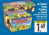 Paula Pudding im EDEKA Prospekt Paula Pudding von Dr. Oetker im aktuellen EDEKA Prospekt für 1,49 €
