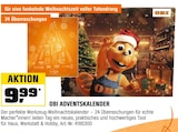 Adventskalender im OBI Prospekt Adventskalender von Obi im aktuellen OBI Prospekt für 9,99 €