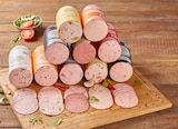Schiller GQB Strohschwein Frischwurst-Aufschnitt Angebote von Land Bauern bei REWE Memmingen für 1,11 €