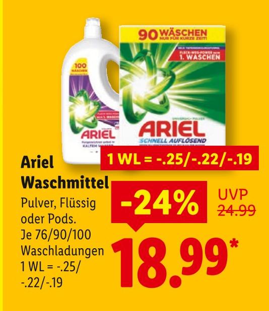 Waschmittel Pods