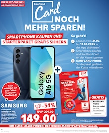 Smartphone im Kaufland Prospekt "Aktuelle Angebote" mit 36 Seiten (Frankfurt (Main))