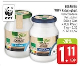 Naturjoghurt im Angebot bei EDEKA in Hof Naturjoghurt Angebote von EDEKA Bio WWF bei EDEKA Hof für 1,11 €